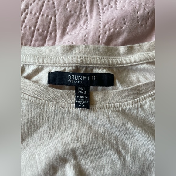 Brunette the label cropped t-shirt - Picture 3 of 3